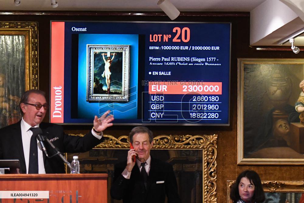 Rubens' Painting "Christ on the Cross" Sold for €2.3 Million - Versailles