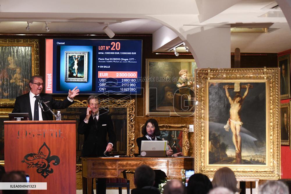 Rubens' Painting "Christ on the Cross" Sold for €2.3 Million - Versailles