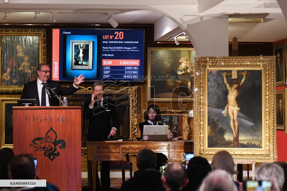 Rubens' Painting "Christ on the Cross" Sold for €2.3 Million - Versailles