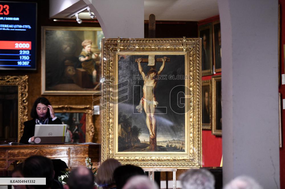 Rubens' Painting "Christ on the Cross" Sold for €2.3 Million - Versailles