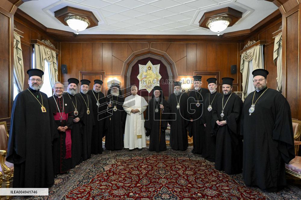 Pope Leo XIV with Bartholomew I - Turkey