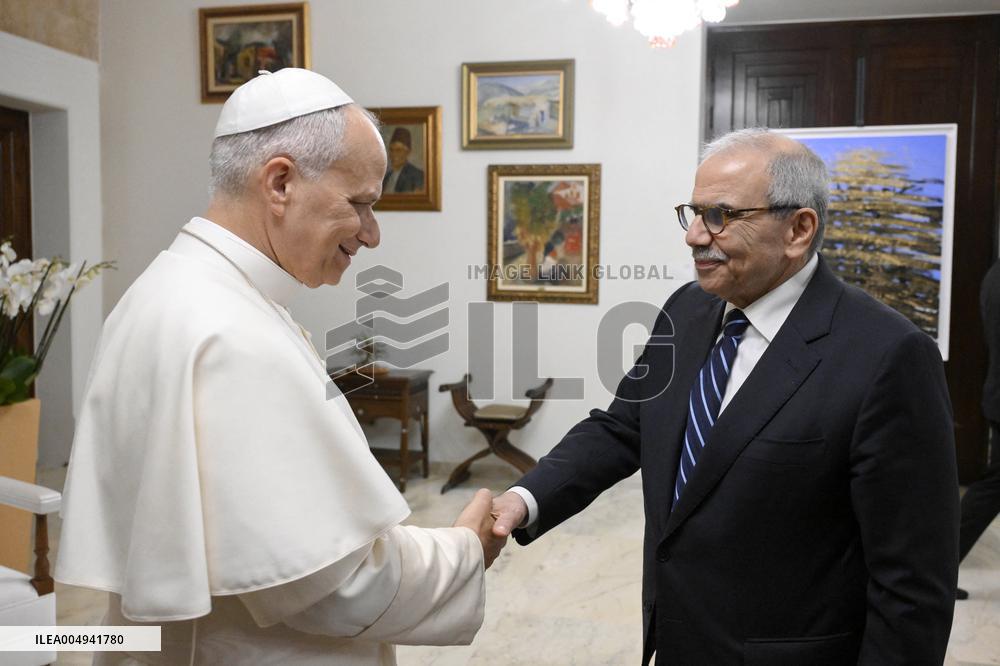 Pope Leo XIV Meets Lebanon's President Joseph Aoun - Beirut
