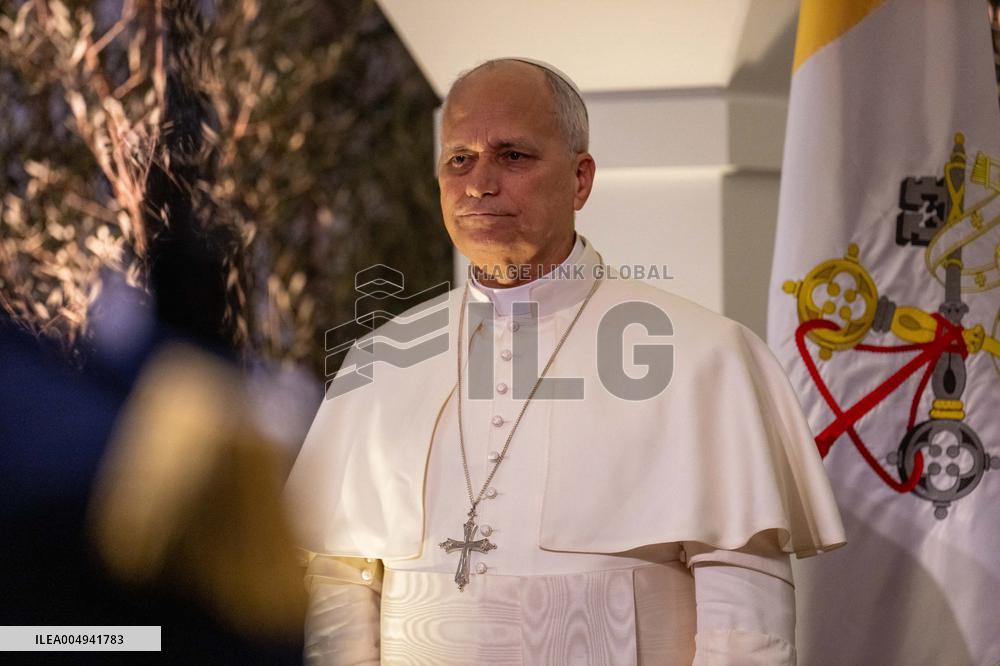 Pope Leo XIV Arrived In Beirut - Lebanon
