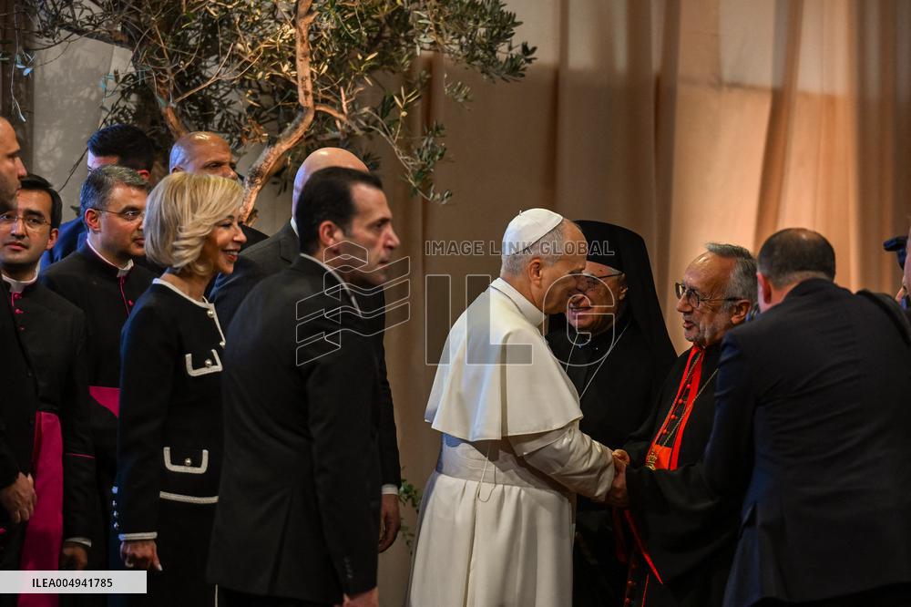 Pope Leo XIV Arrived In Beirut - Lebanon