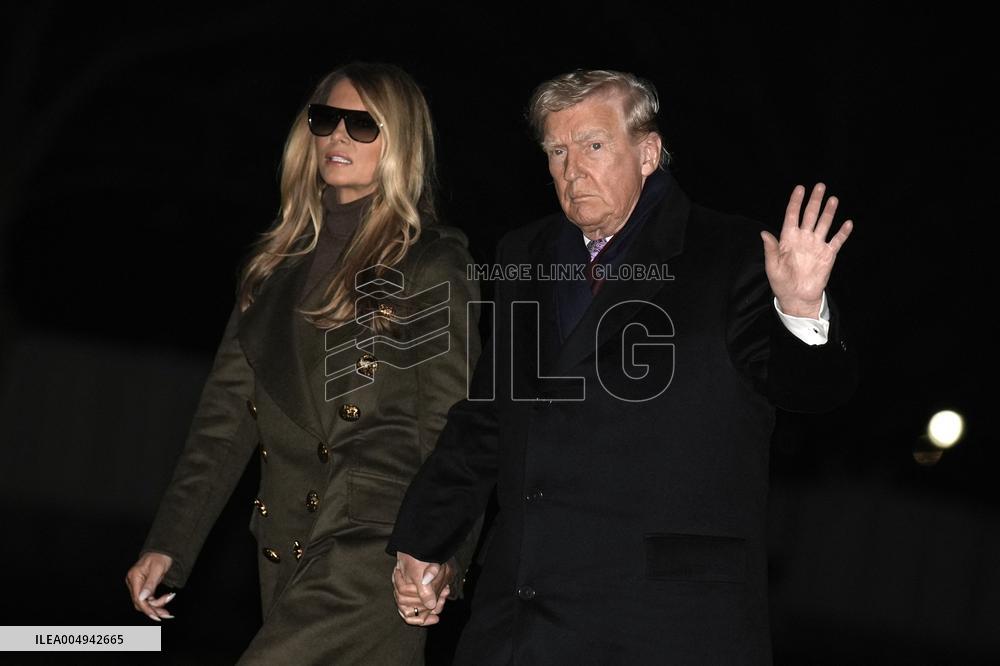 Donald Trump returns to the White House - Washington