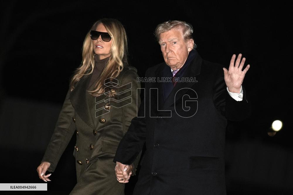 Donald Trump returns to the White House - Washington