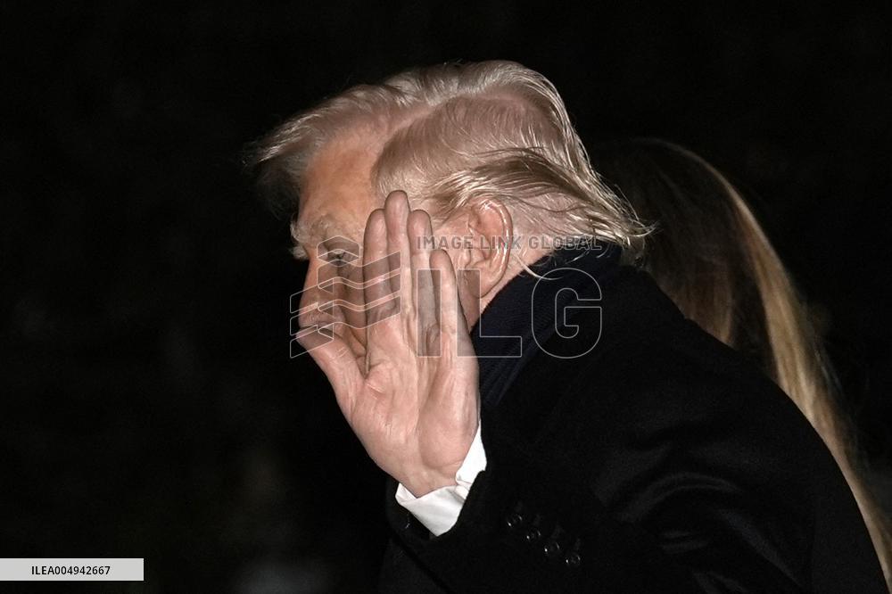 Donald Trump returns to the White House - Washington