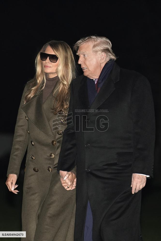 Donald Trump returns to the White House - Washington