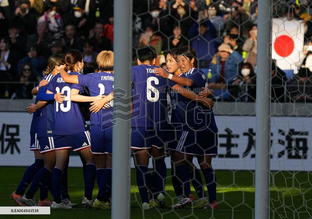 Football: Japan vs. Canada friendly