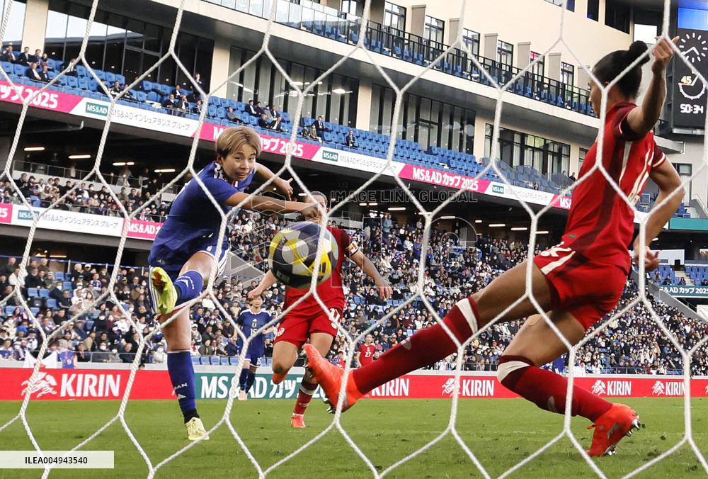 Football: Japan vs. Canada friendly