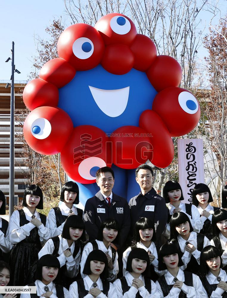 Farewell ceremony for Osaka expo mascot