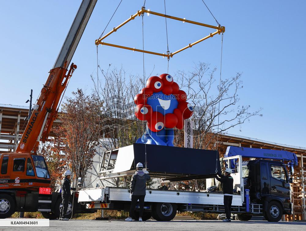 Farewell ceremony for Osaka expo mascot