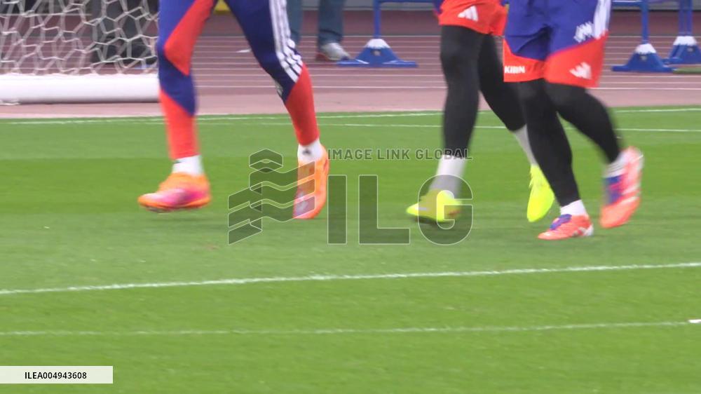 Football: Friendly between Japan and Bolivia