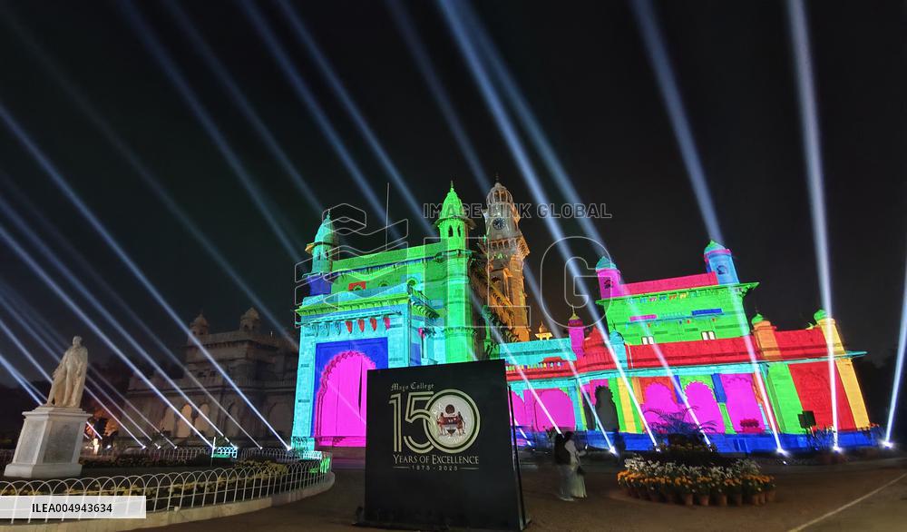 Mayo College Illuminated For 150th Anniversary - India