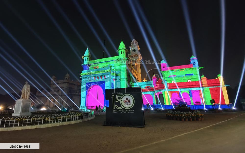 Mayo College Illuminated For 150th Anniversary - India