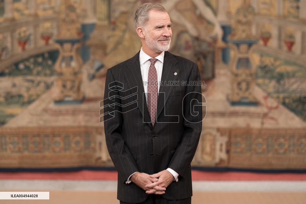 Felipe VI presents the XIX Kingdom of Spain Award for Business Career - Madrid