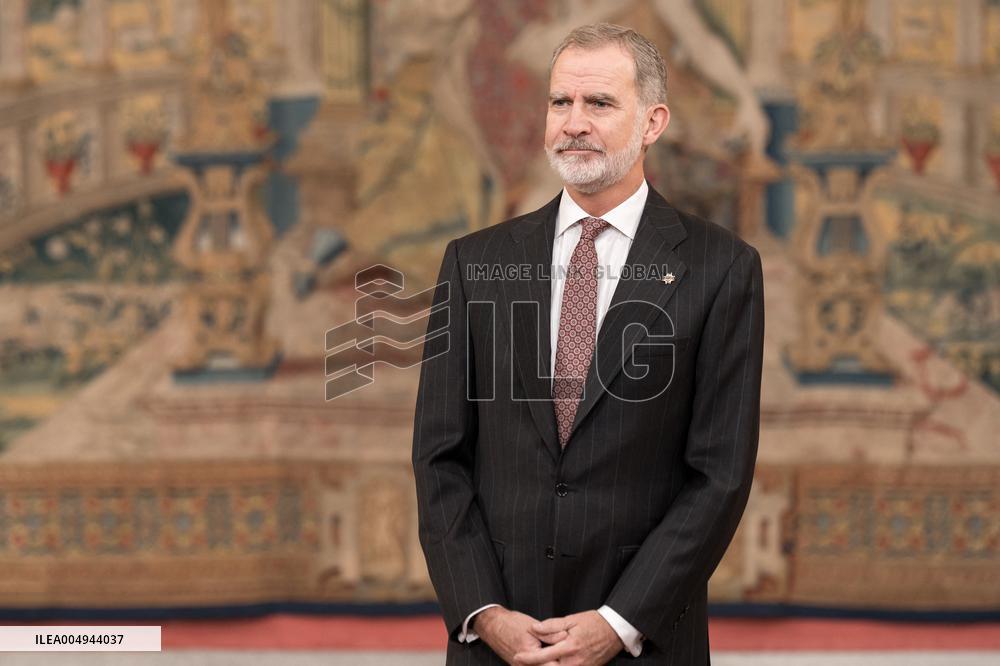 Felipe VI presents the XIX Kingdom of Spain Award for Business Career - Madrid