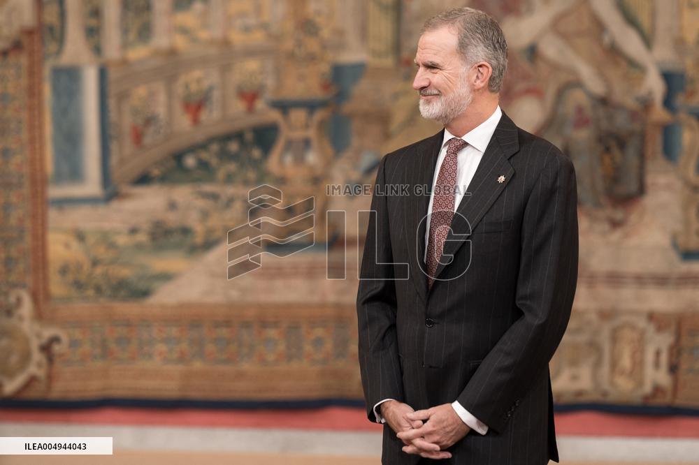 Felipe VI presents the XIX Kingdom of Spain Award for Business Career - Madrid