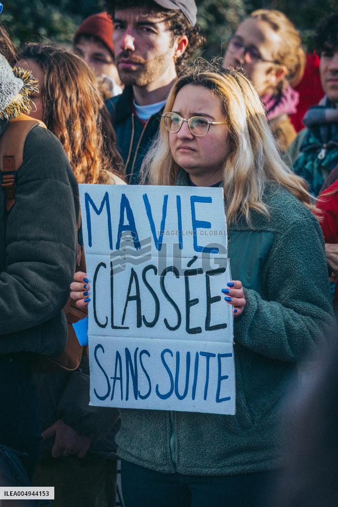 "Invaincu·es A Jamais" Rally in Paris - France