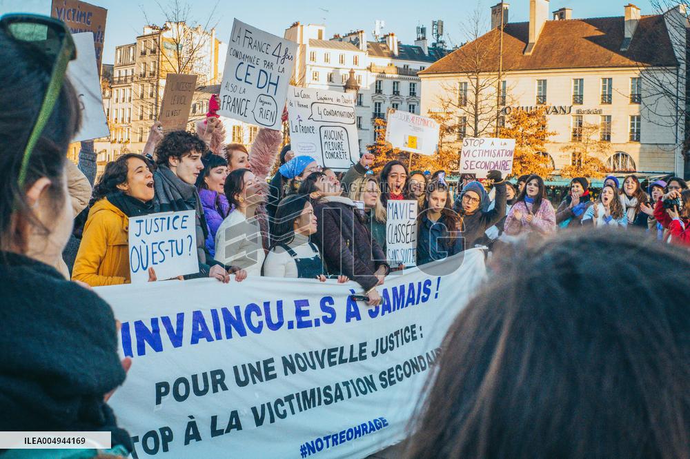 "Invaincu·es A Jamais" Rally in Paris - France