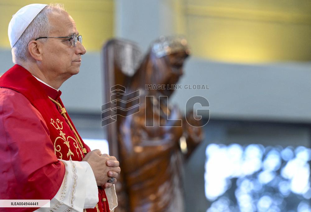 Pope Leo XIV Meets Religious at the Shrine of Our Lady of Lebanon - Lebanon