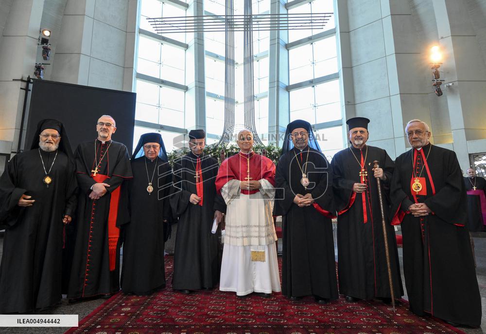 Pope Leo XIV Meets Religious at the Shrine of Our Lady of Lebanon - Lebanon