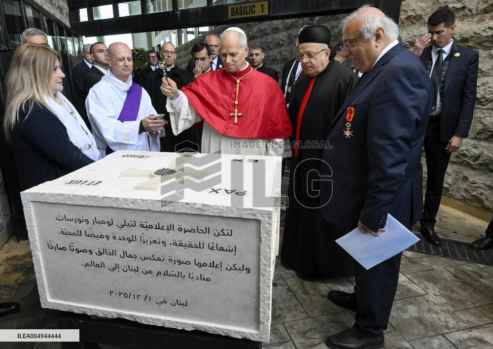 Pope Leo XIV Meets Religious at the Shrine of Our Lady of Lebanon - Lebanon