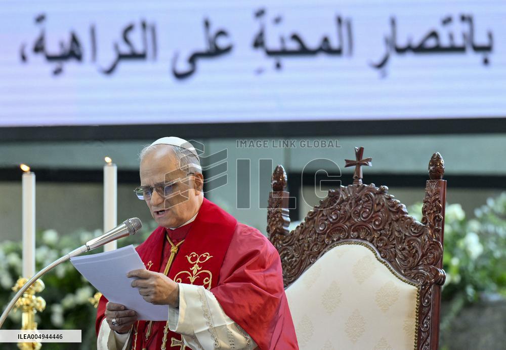 Pope Leo XIV Meets Religious at the Shrine of Our Lady of Lebanon - Lebanon