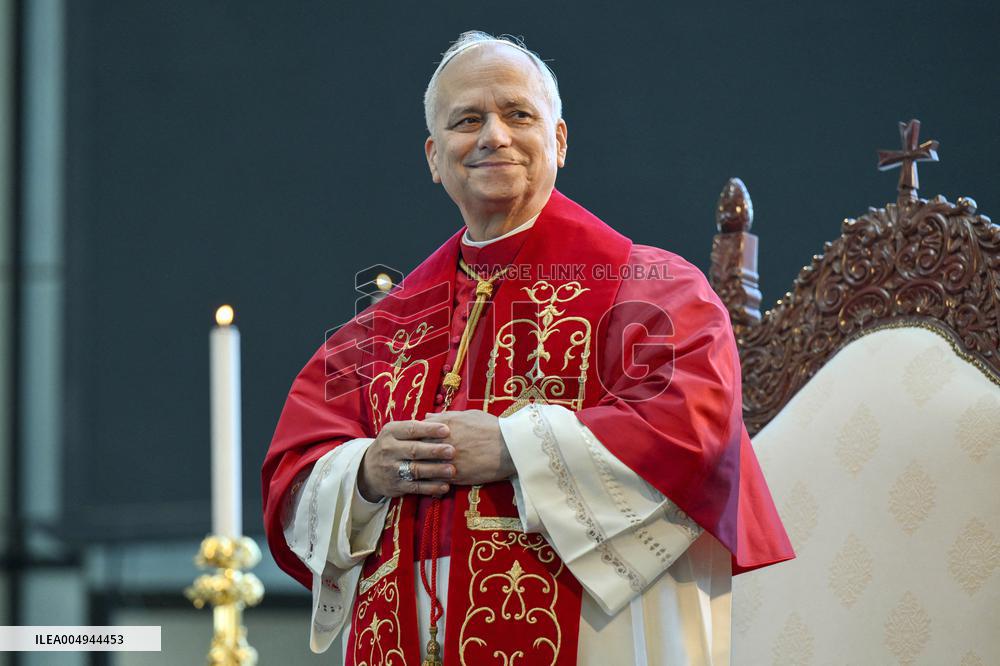 Pope Leo XIV Meets Religious at the Shrine of Our Lady of Lebanon - Lebanon