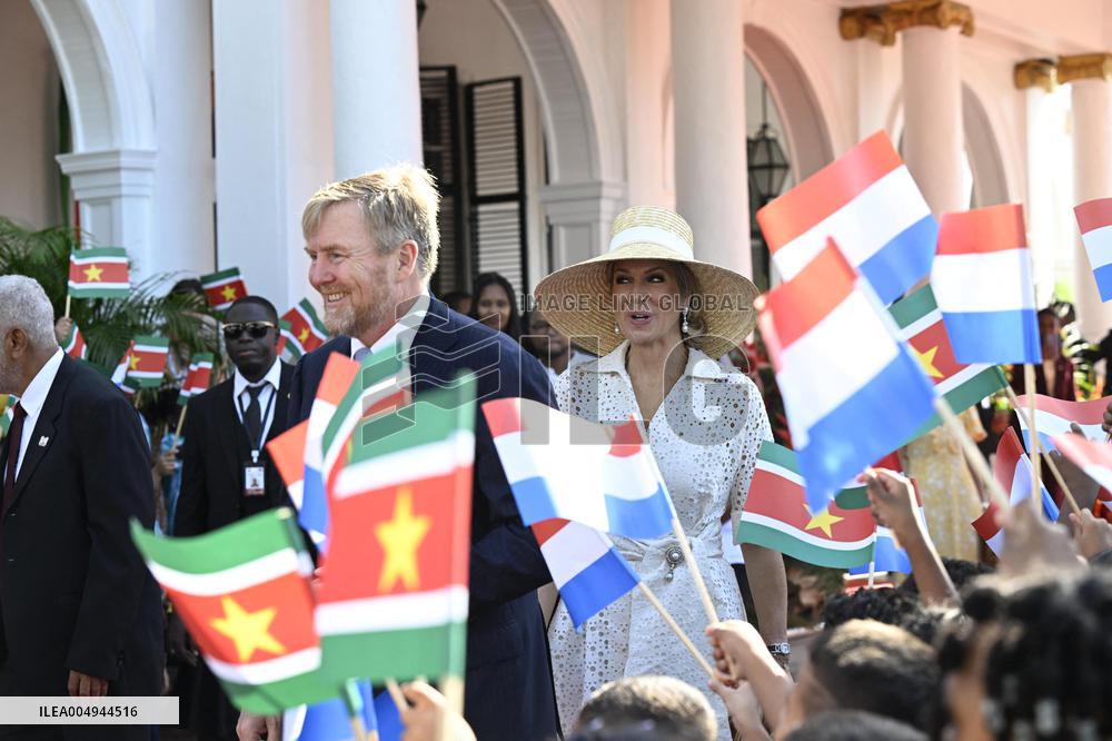 Dutch Royals Visit Suriname - Day 1