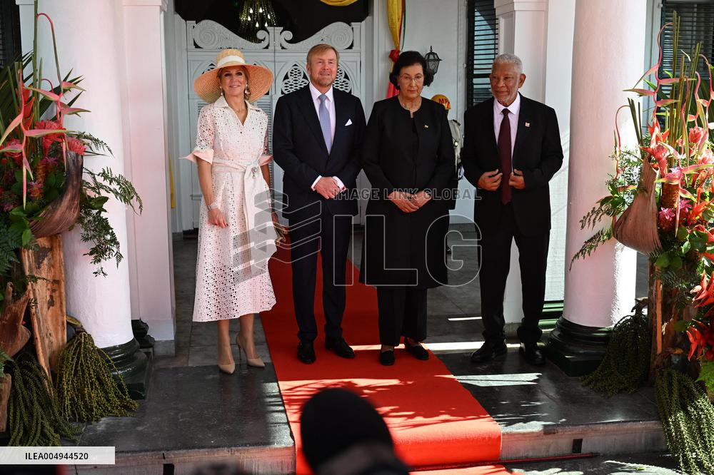 Dutch Royals Visit Suriname - Day 1