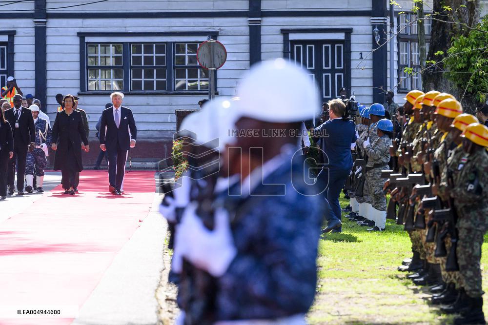 Dutch Royals Visit Suriname - Day 1