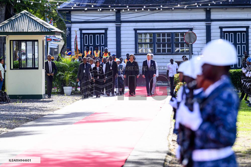 Dutch Royals Visit Suriname - Day 1