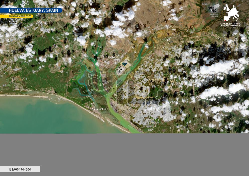 Huelva Estuary in Spain