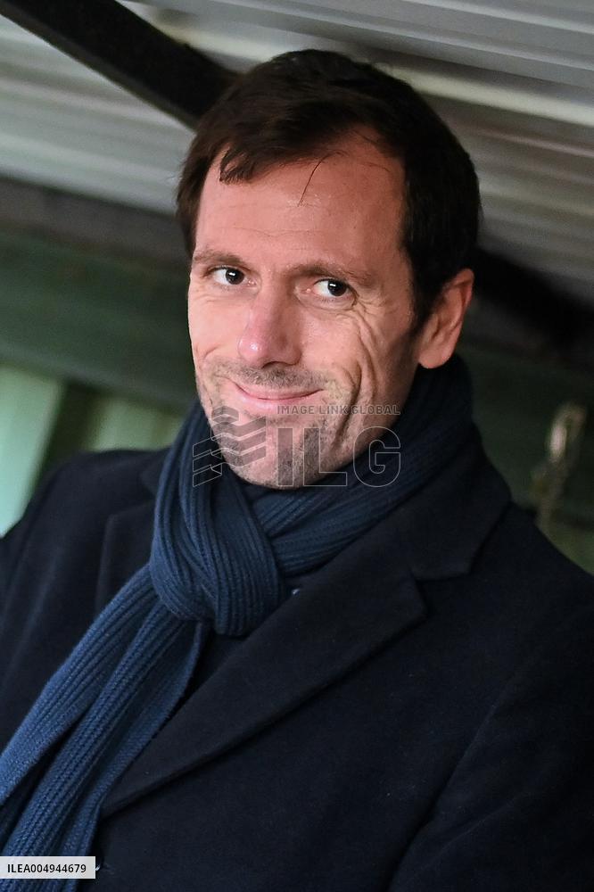 Mathieu Lefevre On A Ministerial Visit To Merville-Franceville - France