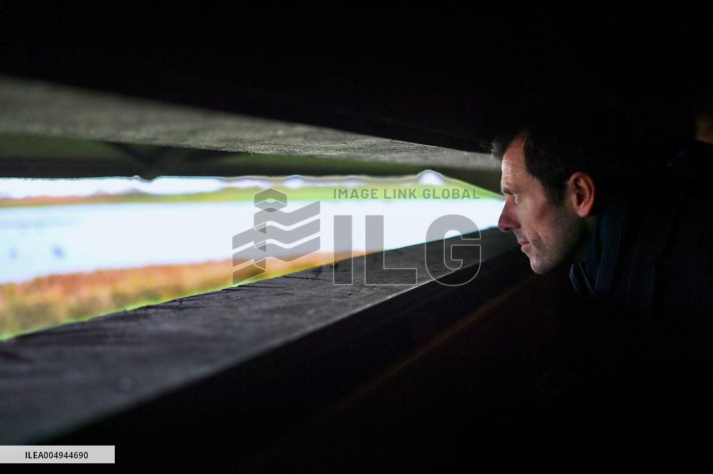 Mathieu Lefevre On A Ministerial Visit To Merville-Franceville - France