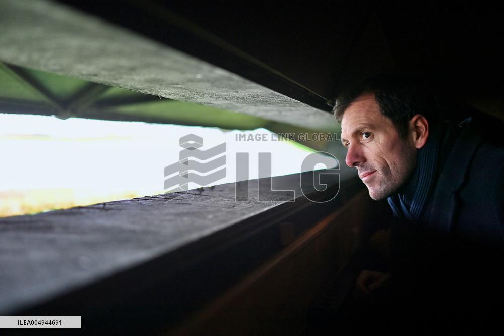 Mathieu Lefevre On A Ministerial Visit To Merville-Franceville - France