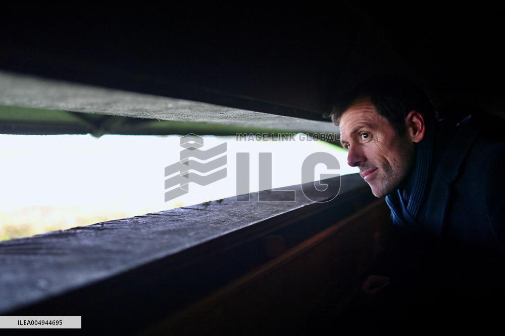 Mathieu Lefevre On A Ministerial Visit To Merville-Franceville - France