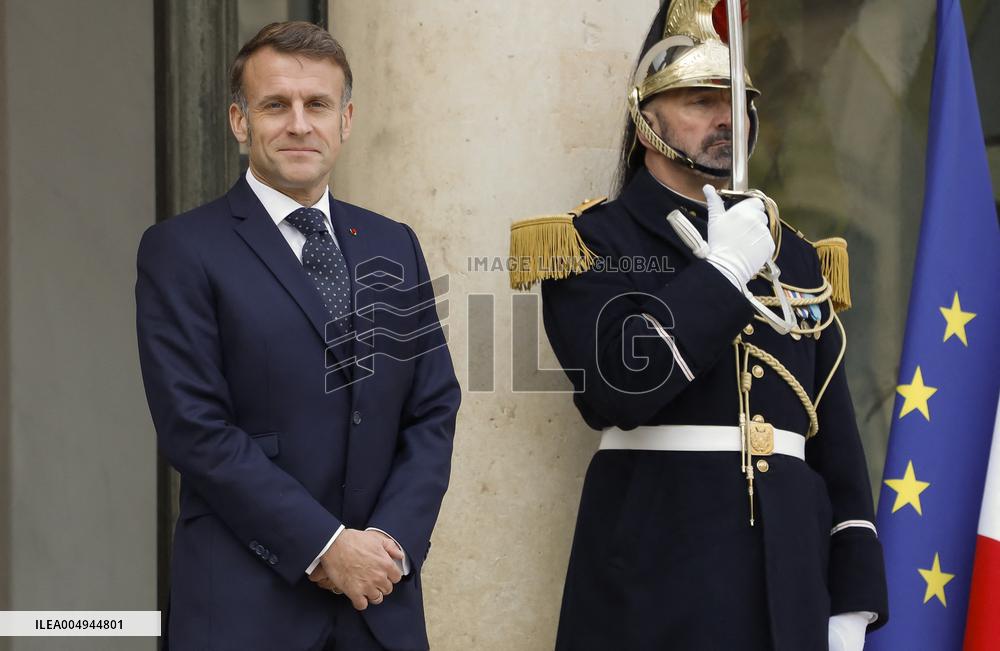 President Macron Welcomes President Zelensky - Paris