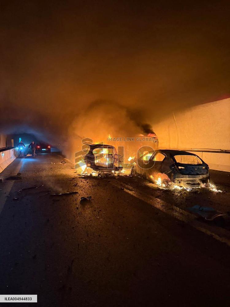 Armed Force Attacked A Van On The A2 Motorway -  Reggio Calabria