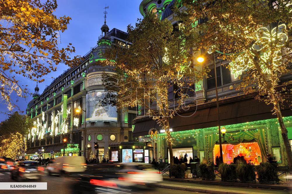 Illustration - Christmas in Paris