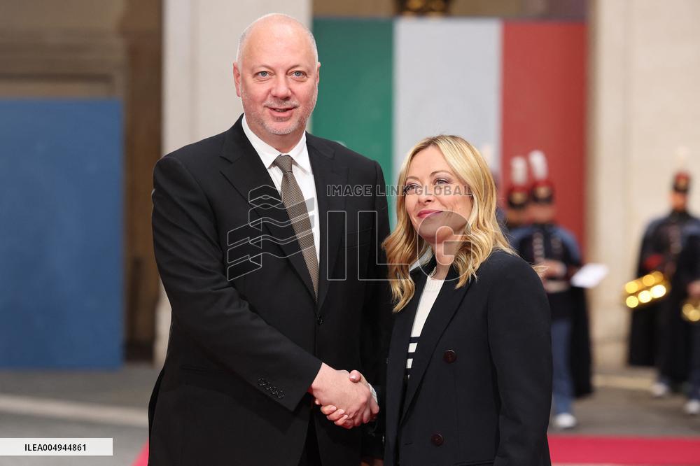 Giorgia Meloni meets with the PM of the Republic of Bulgaria - Rome