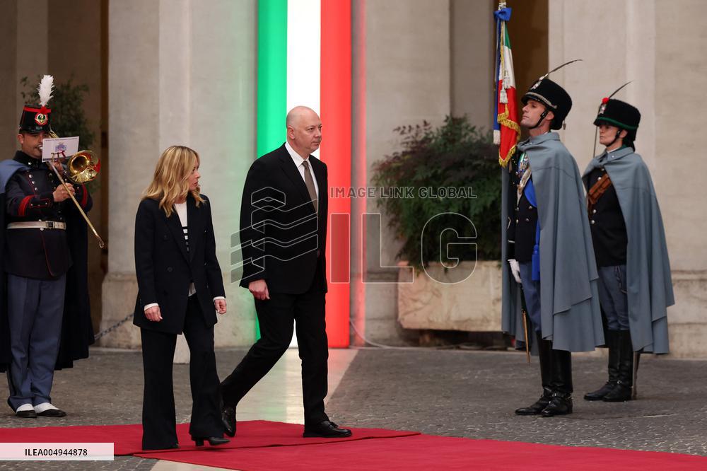 Giorgia Meloni meets with the PM of the Republic of Bulgaria - Rome