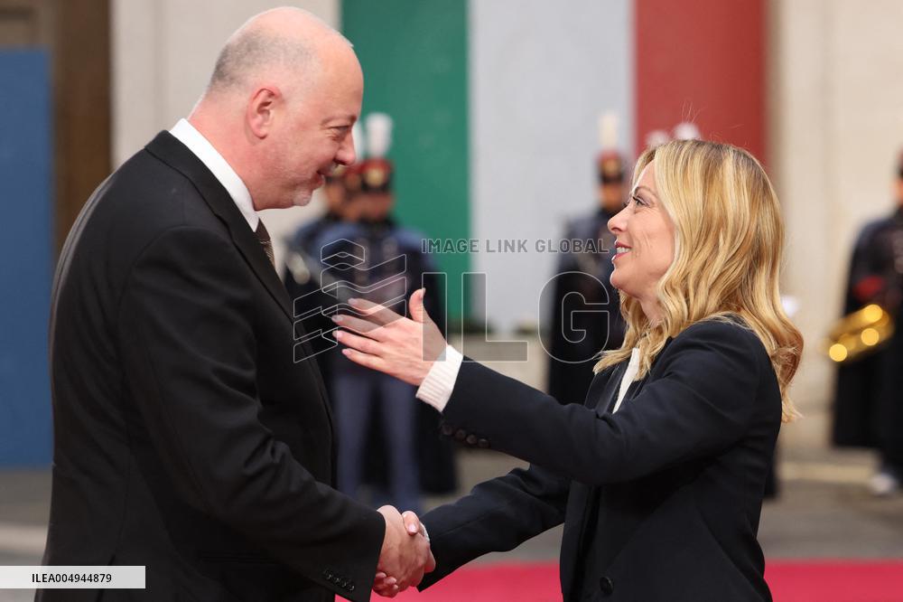 Giorgia Meloni meets with the PM of the Republic of Bulgaria - Rome