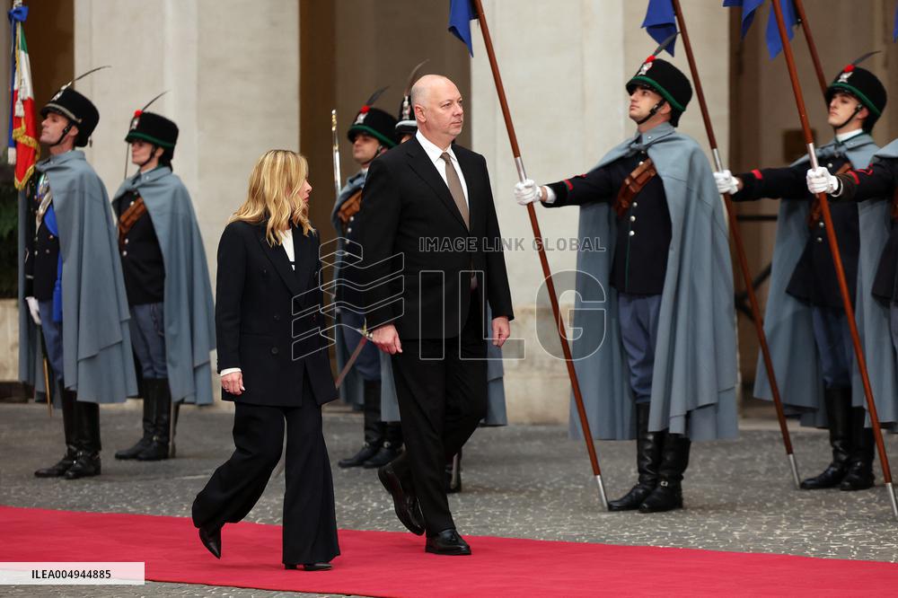 Giorgia Meloni meets with the PM of the Republic of Bulgaria - Rome