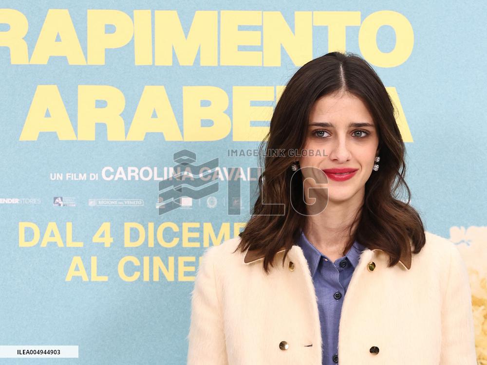 Rome, Photocall for the film "The Abduction of Arabella"