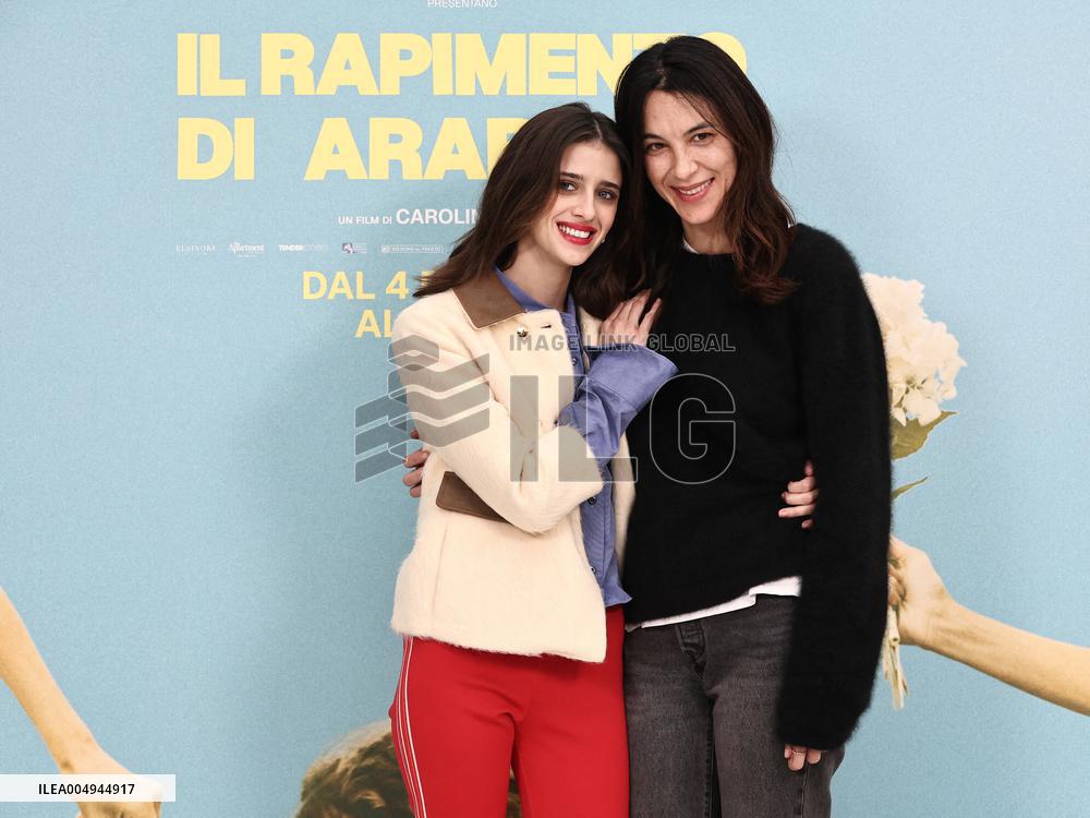 Rome, Photocall for the film "The Abduction of Arabella"