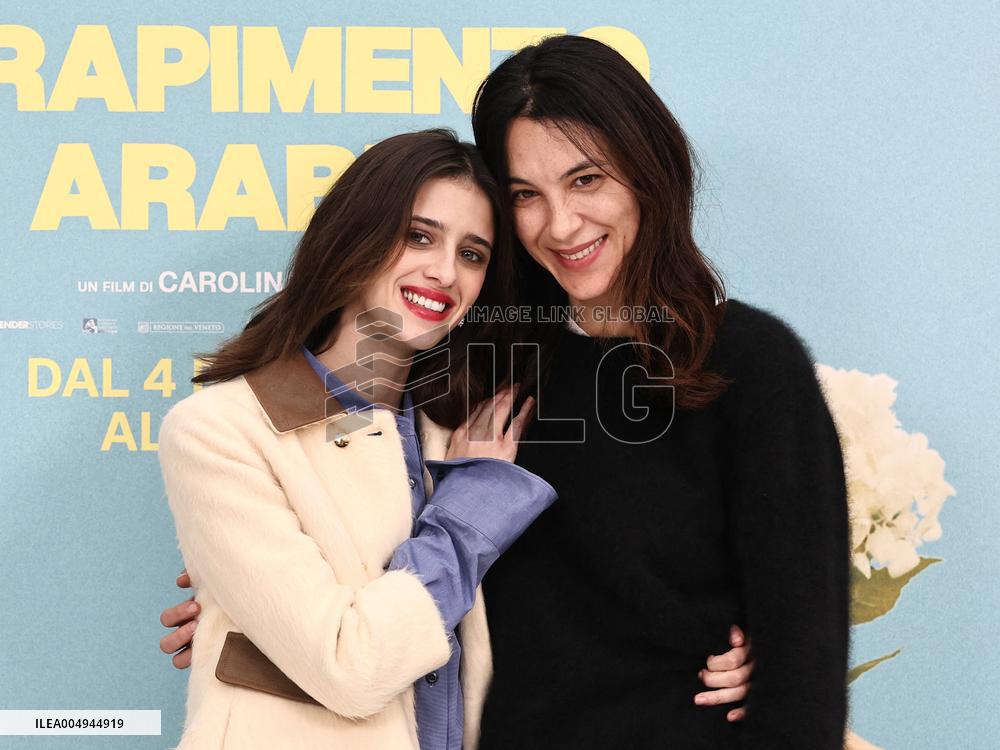 Rome, Photocall for the film "The Abduction of Arabella"