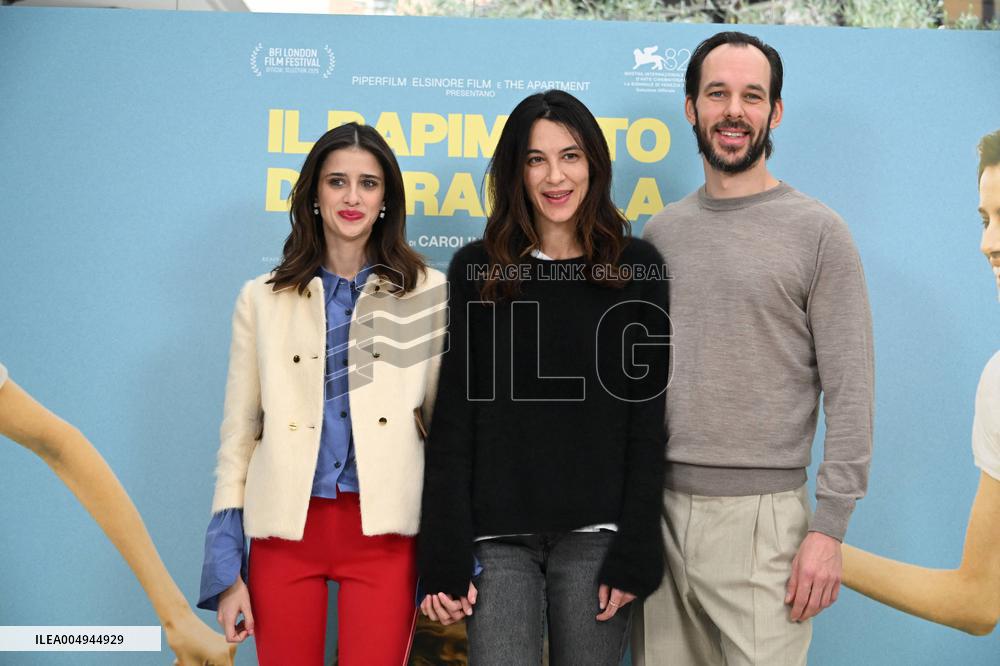 Rome, Photocall for the film "The Abduction of Arabella"