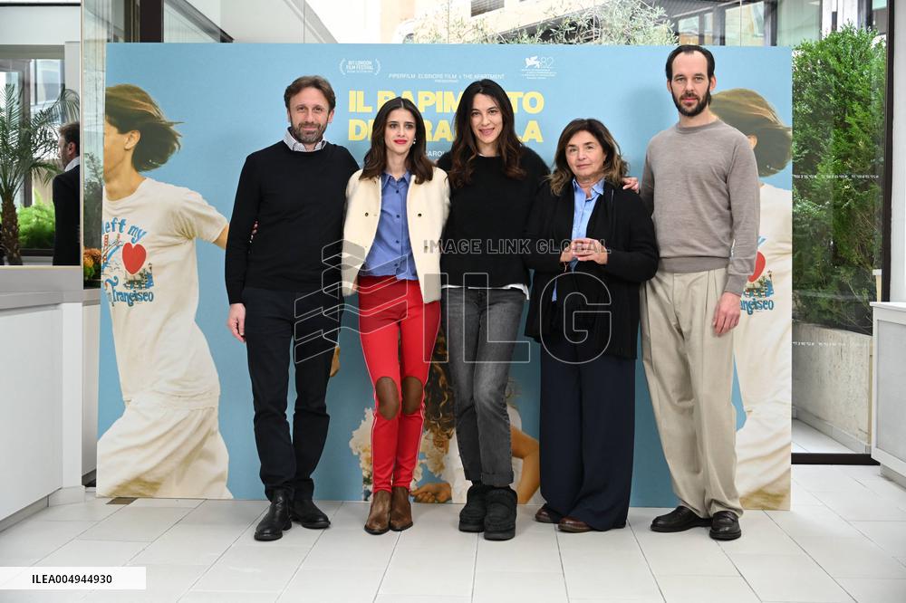 Rome, Photocall for the film "The Abduction of Arabella"